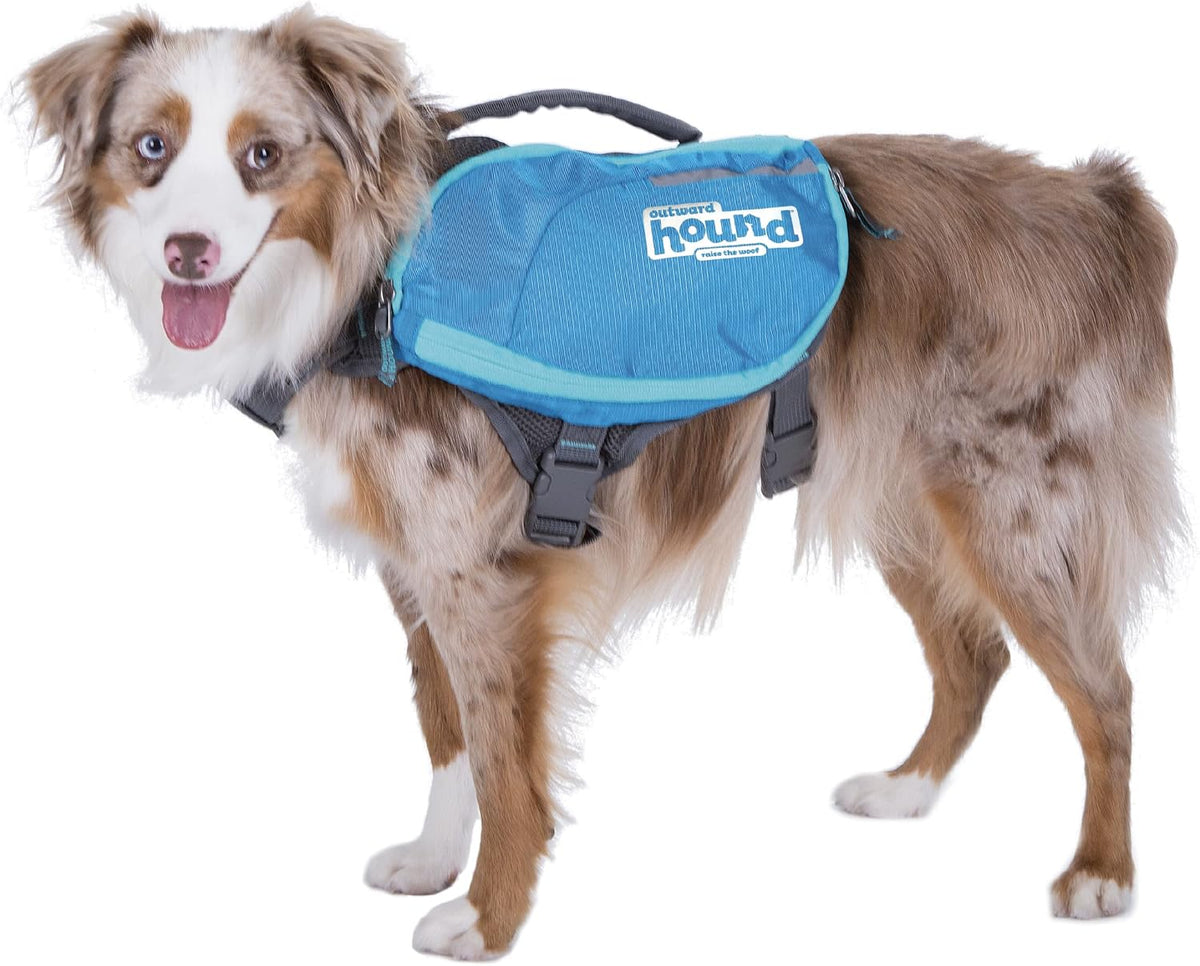 Outward Hound DayPak Blue Dog Saddleback Backpack, Large - Image 9