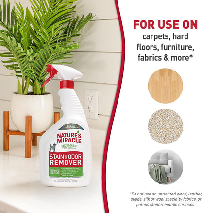 Nature's Miracle dog stain removal solution 32 fluid ounces