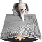 Kozvva Cat Litter Mat front view trapping scatter control mat for clean floors