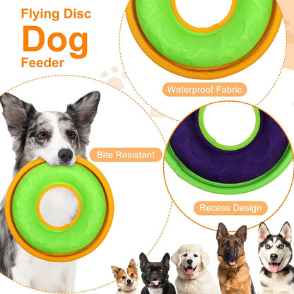 Close up of Ubamdom dog disc showing EVA material texture