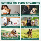 LHQR dog flea chews support skin and digestive supplement ingredients label