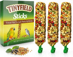 TINYFIELD Bird Treats Sticks, 7.4OZ Millet Spray for Parakeet Budgie Cockatiel Finch Canary Lovebird Conure, Natural Plant Based, 3 Count - Image 11