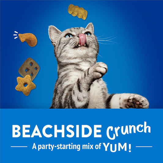 Friskies Beachside Crunch thirty ounce pouch packaging back view