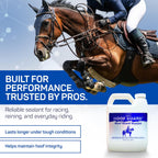Thirty-two ounce refill bottle packaging of protective aramid infused hoof sealant