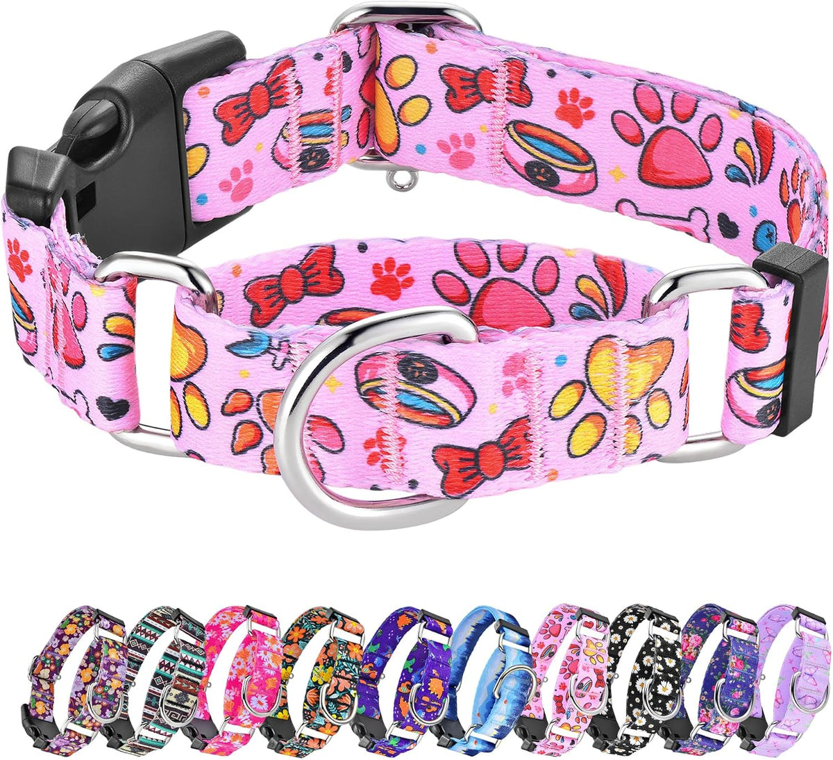 Hikiko Martingale Collar for Dogs Soft Durable Dog Collar for Small Medium Large Boy and Male Dogs No Pull No Slip Safety Buckle Dog Collars (Hill,Medium) - Image 15