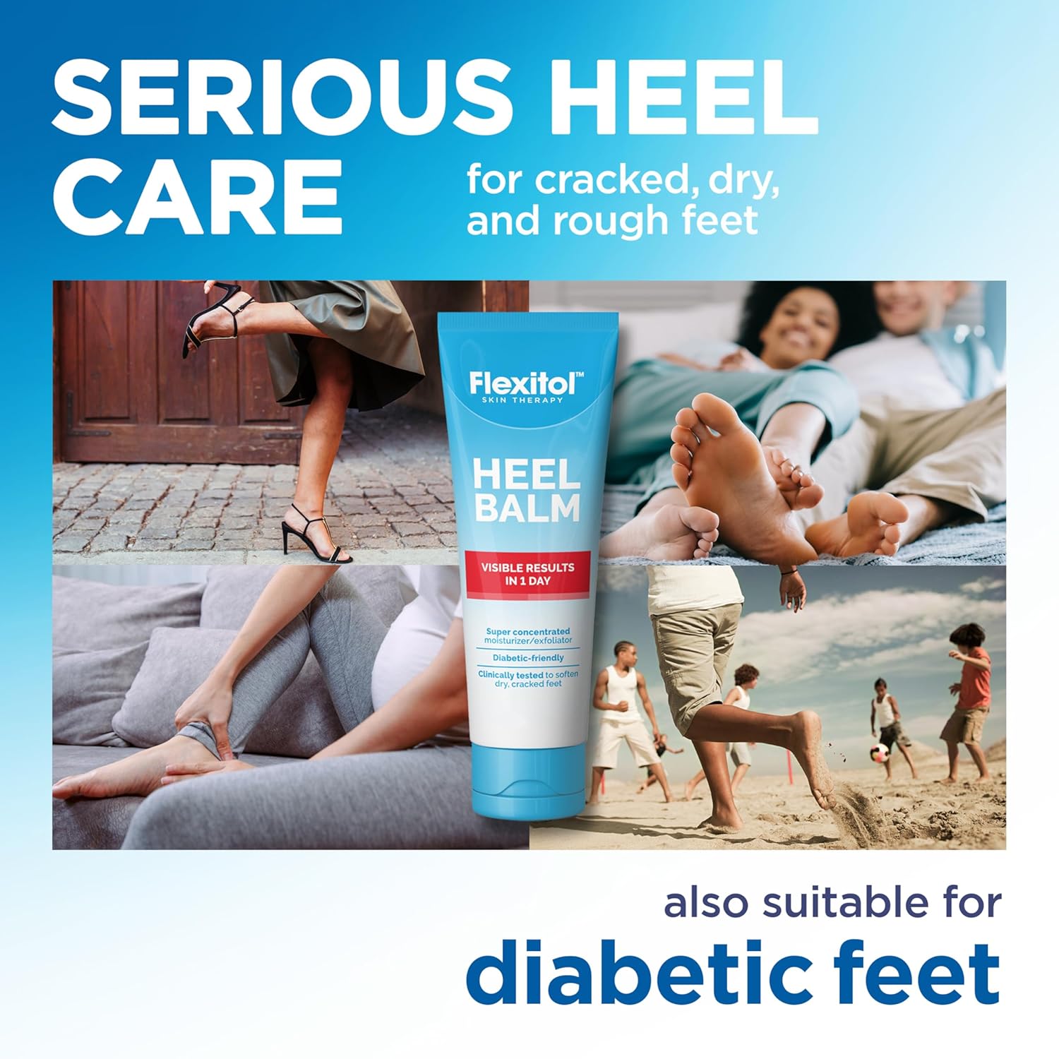 Authentic imported Flexitol skin therapy heel balm for rough feet