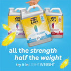 Lifestyle shot of cat litter box with fresh Glade scented granules