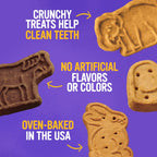 Blue Dog Bakery natural ingredient dog treat label details