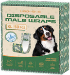 Dog Diapers Male,50 Count Small Male Dog Diapers Disposable for Doggie & Puppy,Ultra Absorbent Male Dog Wraps,Belly Bands for Male Dogs with Wetness Indicator(S Same as Other Brands' XS) - Image 10