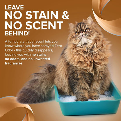 Zero Odor - Pet Stain Remover & Odor Eliminator - Permanently Remove Stain & Odor with Patented Technology Best for Carpet, Furniture, Floors, Pet Bed- Look and Smell Great, 16oz (Over 400 Sprays) - Image 9