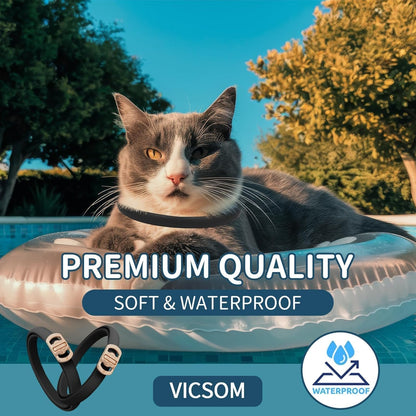Natural plant-based flea collar for kittens and cats