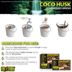 Exo Terra natural coconut husk brick for tropical enclosures