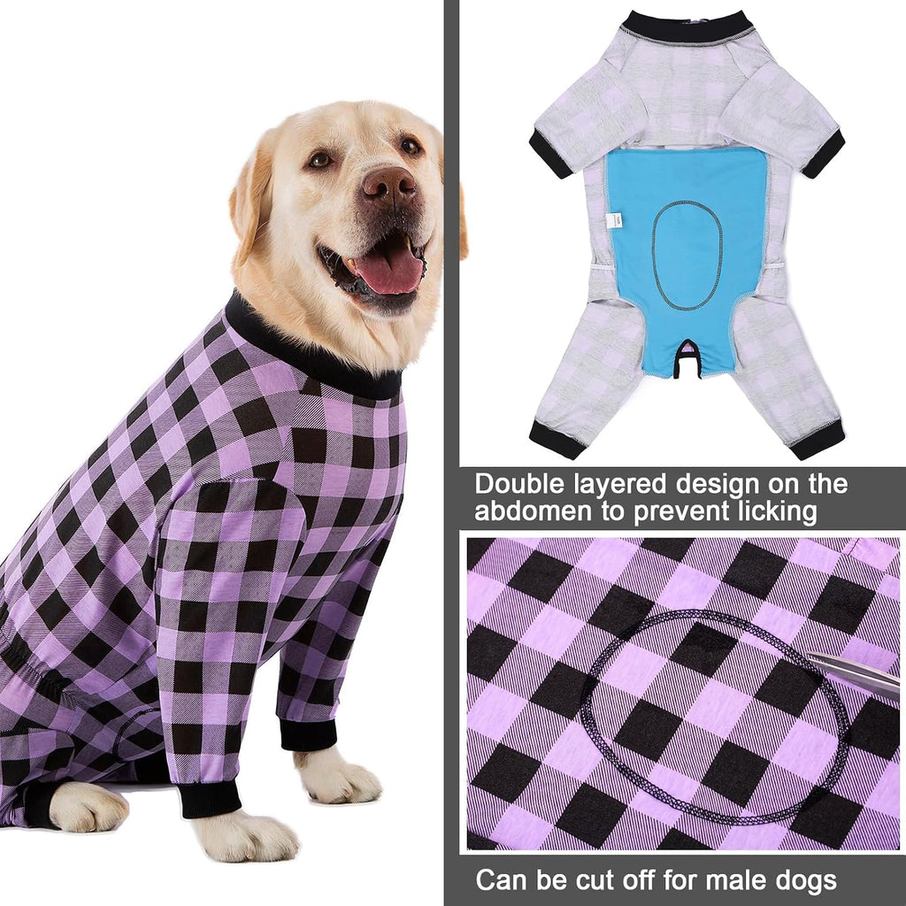 Yeapeeto dog wound protection clothing showcasing elastic leg bands for comfortable fit