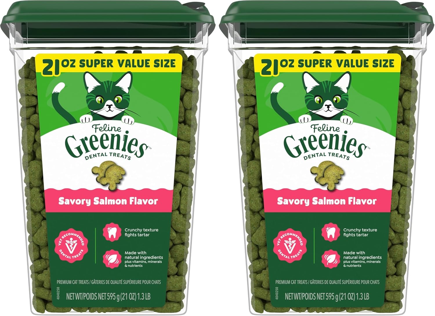 Greenies Cat Treats, Feline Veterinarian-Recommended Adult Natural Dental Cat Treats, Savory Salmon Flavor, 4.6 oz. Pouch - Image 15