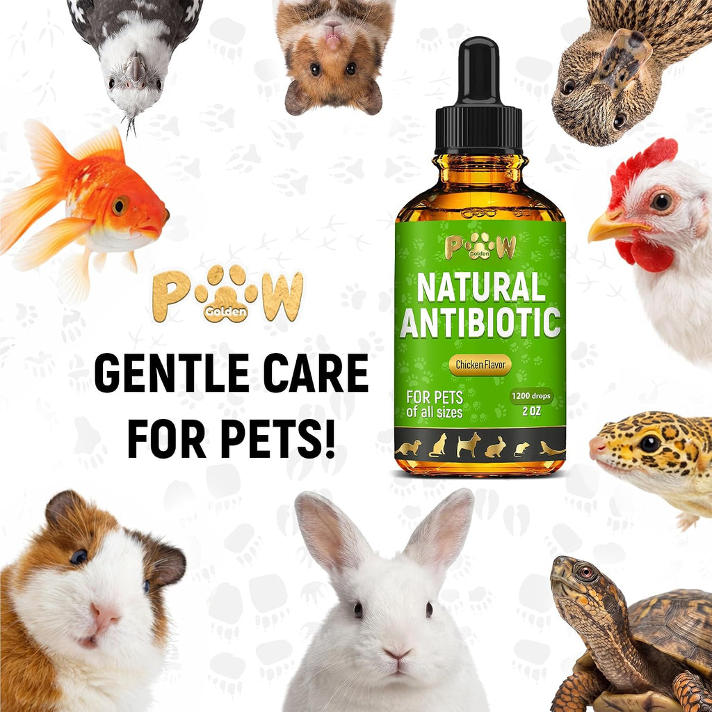 Golden Paw herbal antibiotic alternative liquid product setup