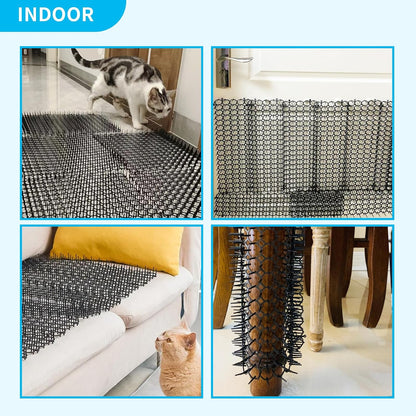Customizable cat spike mat showing modular design