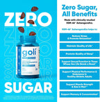 Goli Zero Sugar Ashwagandha gummies nutrition label and ingredients