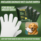 Lavender scented pet wipes for soothing cat and puppy grooming