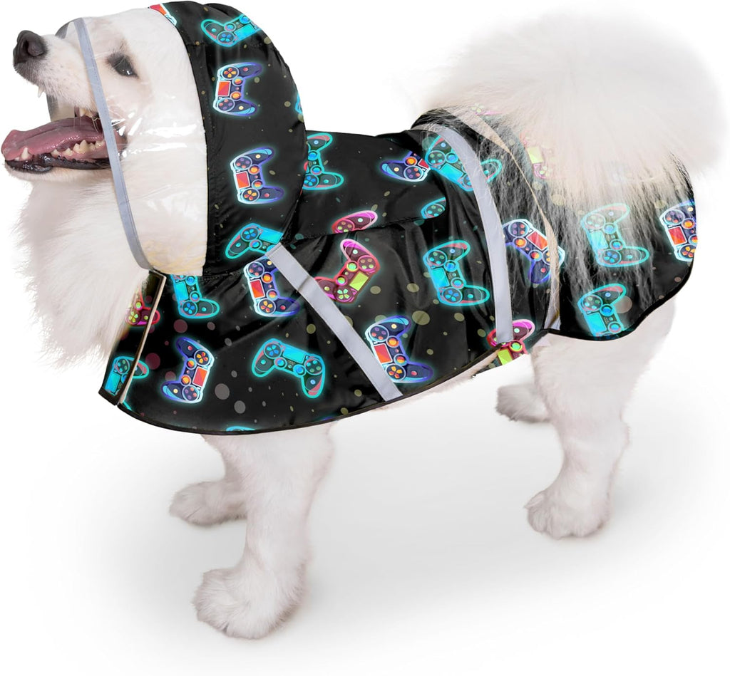Eiaayer protective dog apparel folded compactly to demonstrate its lightweight portability.