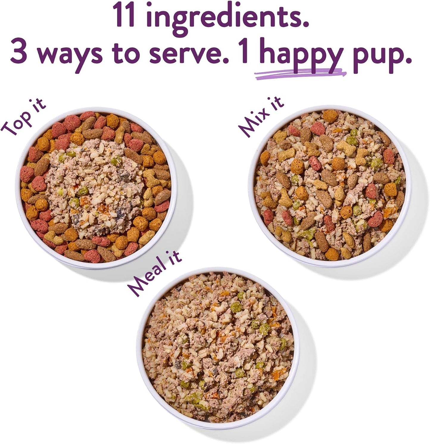 Portland Pet Food Company Fresh Dog Food Pouches - Human-Grade Toppers Wet Pet Meal & Mixers - Gluten-Free Limited Ingredient Winnie's Lamb N' Rice - Large & Small Breed Puppy & Senior Dogs - 5 Pack - Image 9