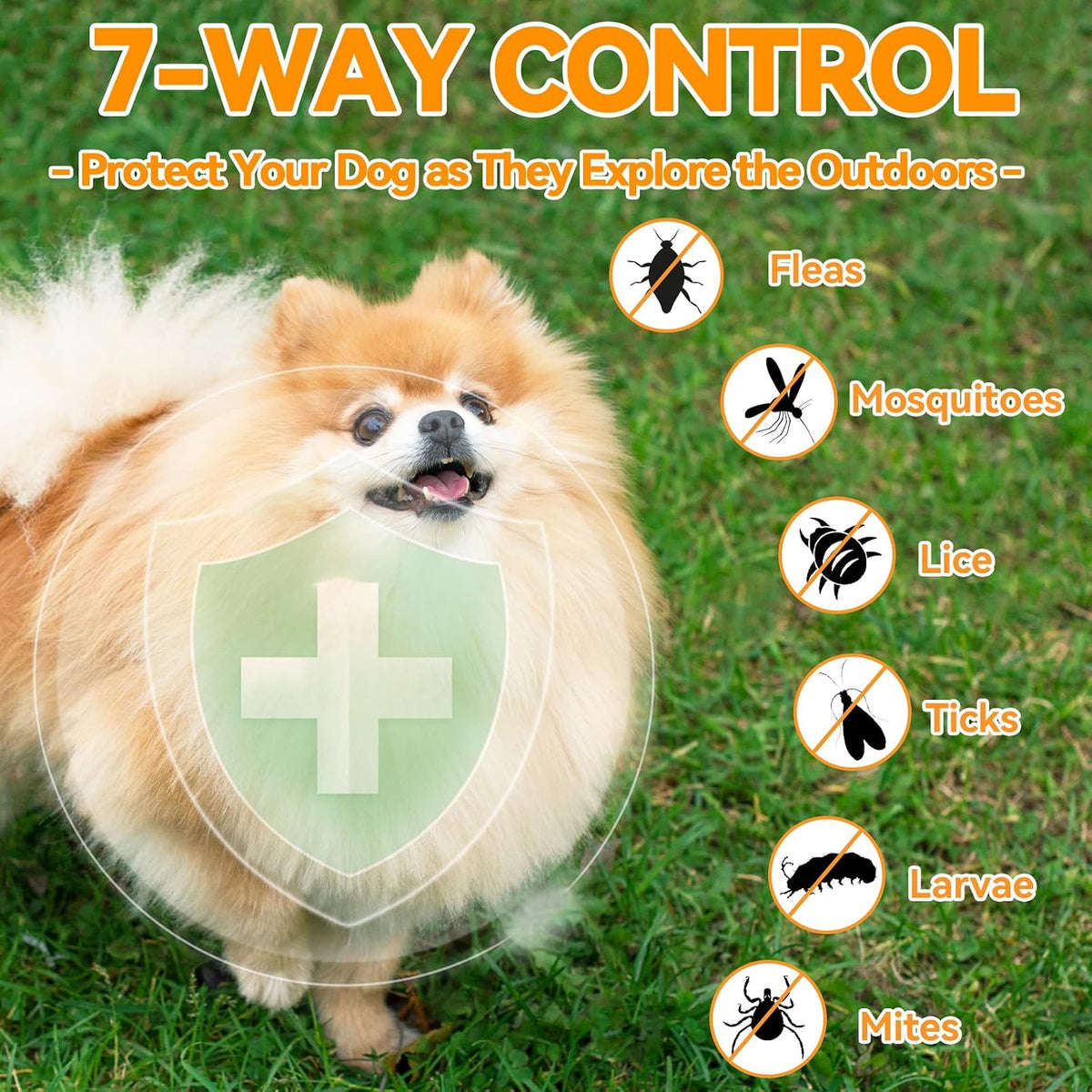 Duck flavored Carmelie dog chews designed for natural flea, tick, and mosquito defense for all breeds.