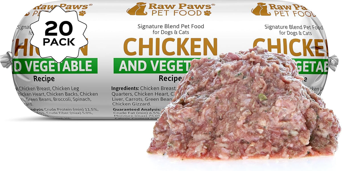Raw Paws Signature Blend Pet Food for Dogs & Cats - Goat Recipe, 1-lb Rolls (20 Pack) - Fresh Raw Pet Food Made in USA, Natural Dog Food Rolls, Small-Batch Frozen Goat Dog Food, Raw Frozen - Image 10