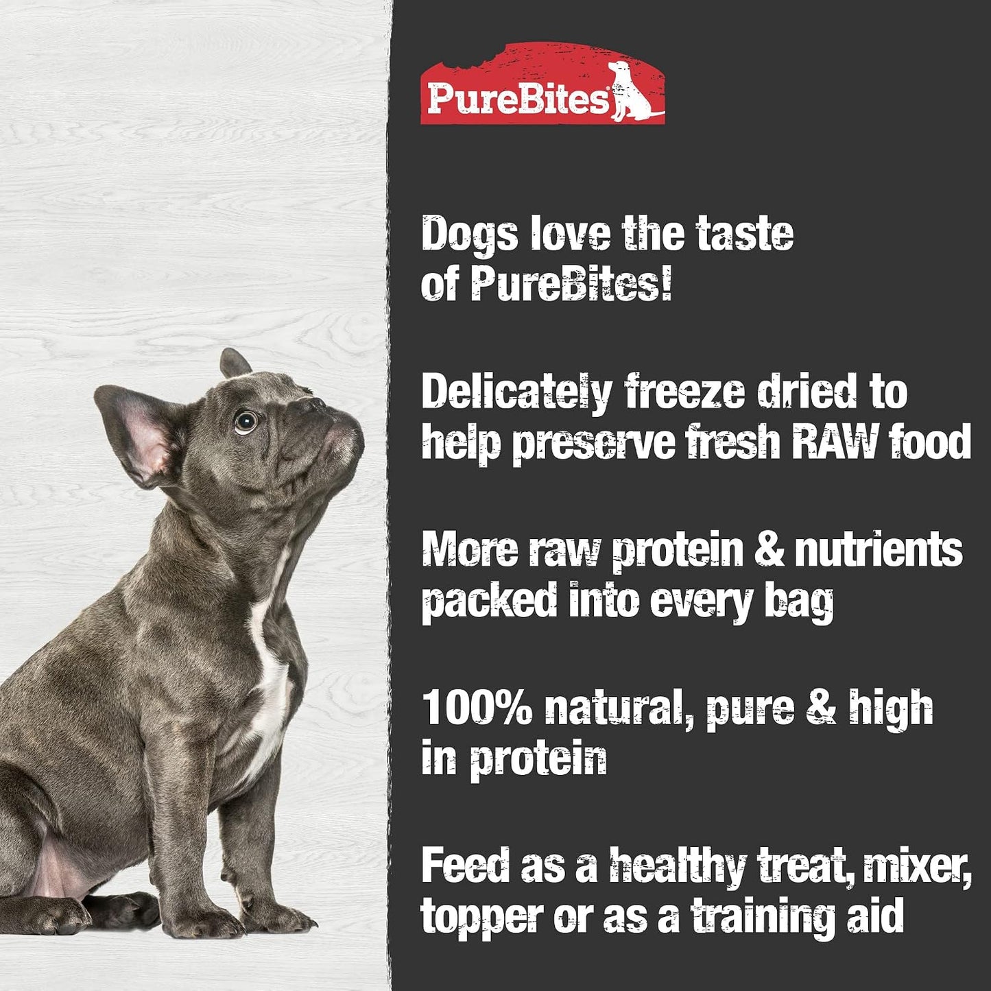 PureBites 8.6 ounce natural low calorie canine training treats