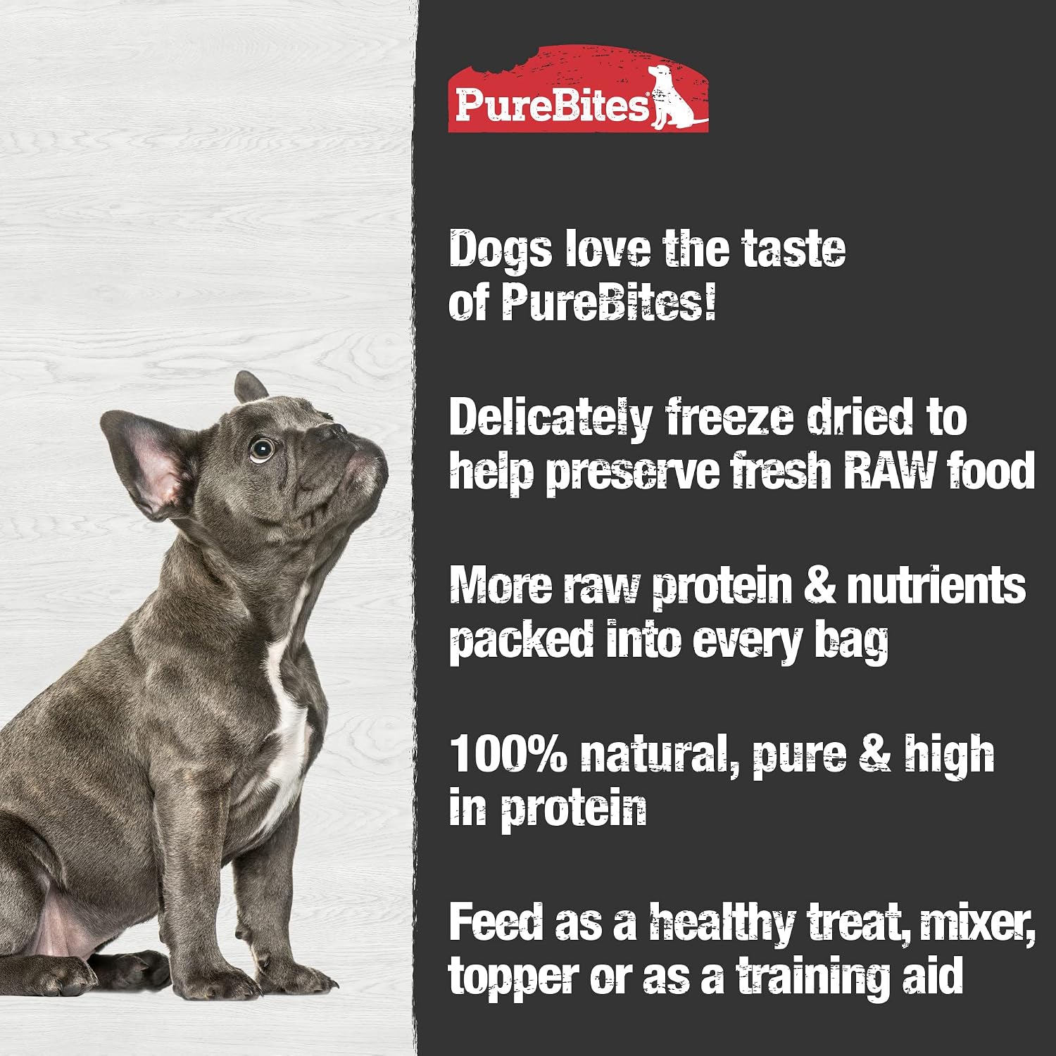 PureBites 8.6 ounce natural low calorie canine training treats