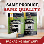 Redbarn Pet Products Large Filled Dog Bones, Cheese & Bacon Flavor - Long Lasting Stuffed Femur Chew Treat Made in USA - 4 Count - Packaging May Vary - Image 11