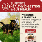 Redbarn Pet Products air dried kibble blend land recipe packaging close up emphasizing complete and balanced nutrition