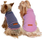 2 Pack Dog Sweater Clothes Soft Velvet Fabric Coat Dog Sweatshirt Sweaters for Small Medium Large Dogs Pullover Turtleneck Pet Puppy Clothes Cold Weather Warm Puppy Sweater - Image 10