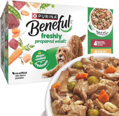Purina Beneful gravy wet dog food variety pack front view