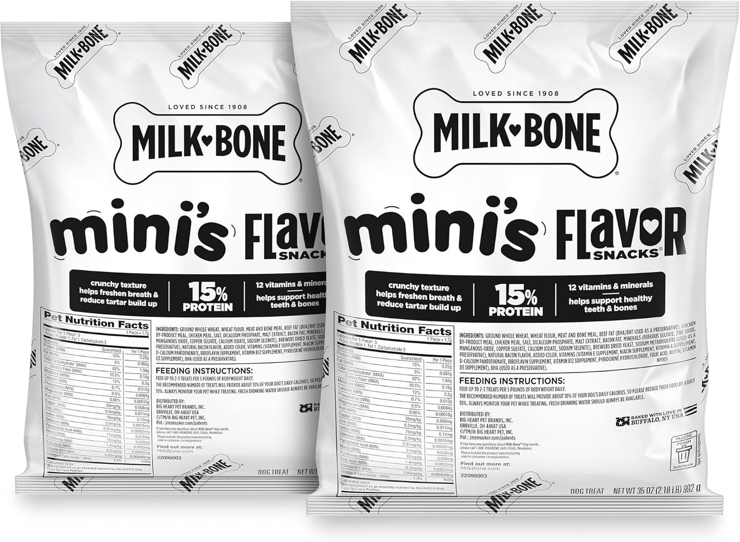 Milk-Bone Flavor Snacks Small Dog Biscuits, Flavored Crunchy Dog Treats, 24 Oz. Box - Image 10