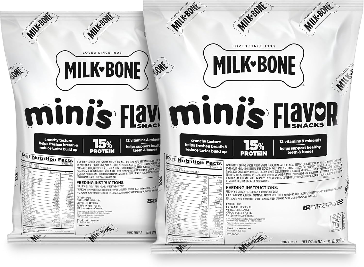 Milk-Bone Flavor Snacks Small Dog Biscuits, Flavored Crunchy Dog Treats, 24 Oz. Box - Image 10
