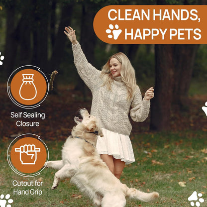 USA imported hygienic dog waste bags with cardboard shovel