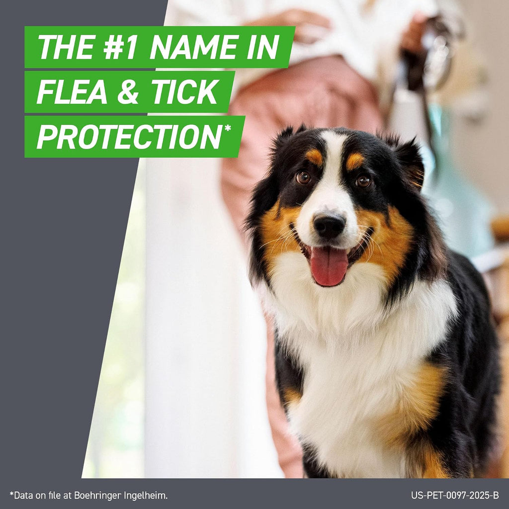 Topical spot on flea treatment for medium dogs weighing 23 to 44 pounds