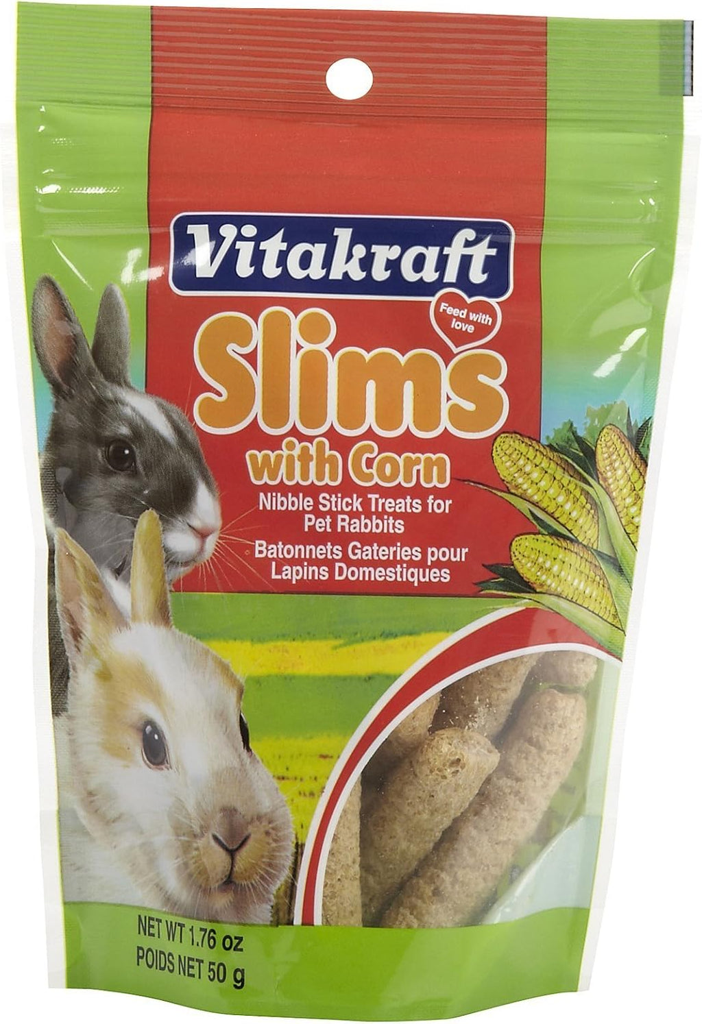 Vitakraft Slims Carrot Small Animal Treats - Light, Healthy Food Bites - Crispy Carrot Treats for Rabbits, Guinea Pigs, Hamsters & Chinchillas (10oz) - Image 12