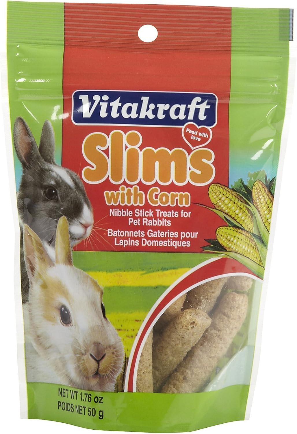 Vitakraft Slims Carrot Small Animal Treats - Light, Healthy Food Bites - Crispy Carrot Treats for Rabbits, Guinea Pigs, Hamsters & Chinchillas (10oz) - Image 12