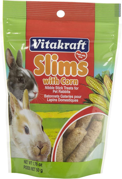 Vitakraft Slims Carrot Small Animal Treats - Light, Healthy Food Bites - Crispy Carrot Treats for Rabbits, Guinea Pigs, Hamsters & Chinchillas (10oz) - Image 12
