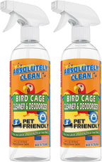 Absolutely Clean Amazing Bird Cage Cleaner and Deodorizer - Just Spray/Wipe - Safely & Easily Removes Bird Messes Quickly and Easily - Made in The US - Fragrance Free (16oz Pack of 1) - Image 8
