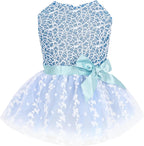 CuteBone Dog Birthday Dress Girl Puppy Skirt Tutu Cat Wedding Outfit Pet Party Clothes for Small Dogs Costume DD15M - Image 12