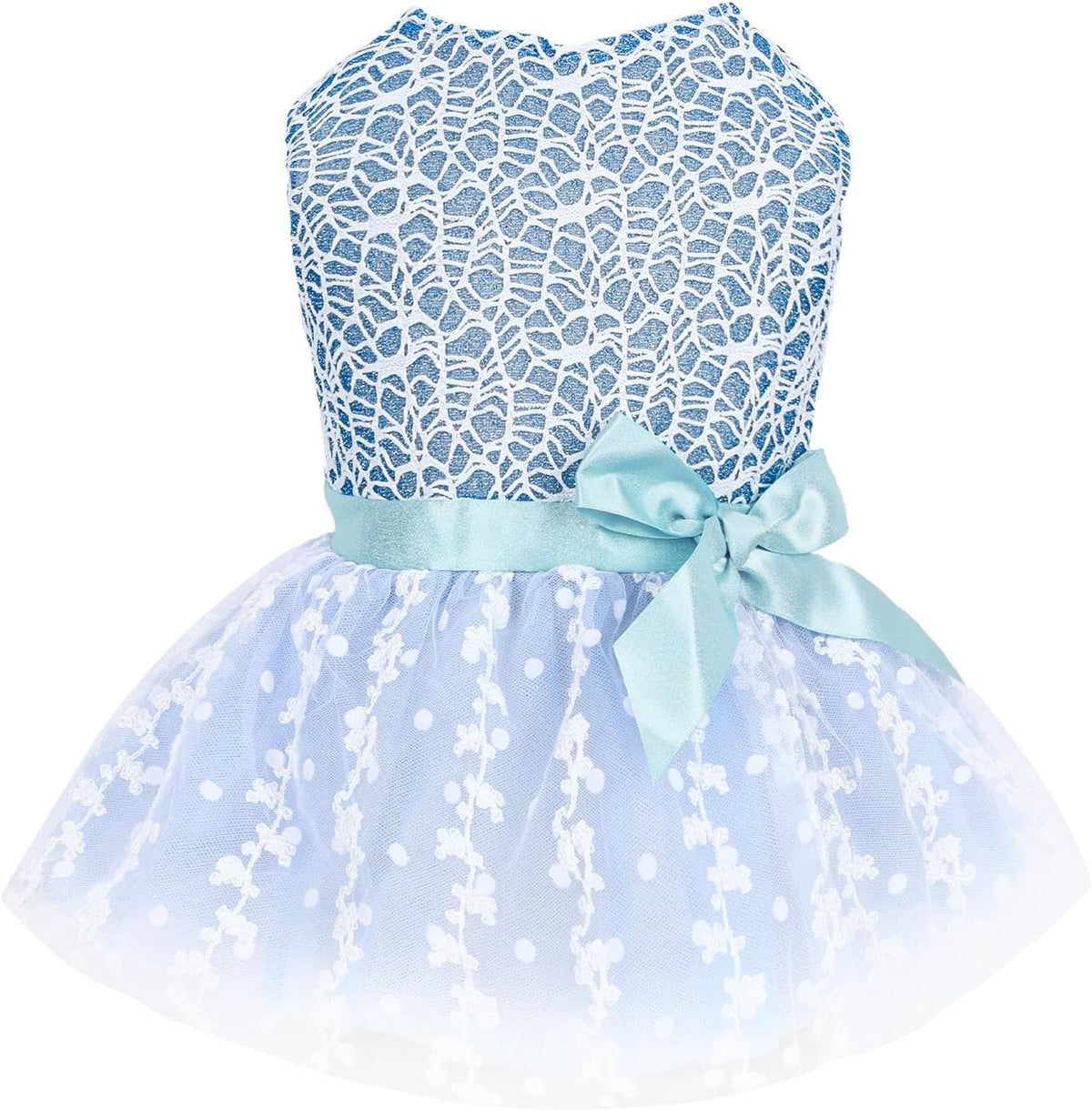 CuteBone Dog Birthday Dress Girl Puppy Skirt Tutu Cat Wedding Outfit Pet Party Clothes for Small Dogs Costume DD15M - Image 12