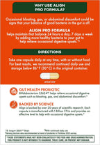 Align Probiotic, Pro Formula, Probiotics for Women and Men, Probiotics for Digestive Health, Men and Womens Probiotic Capsules Help Relieve Occasional Bloating & Gas*, 63 Capsules - Image 12