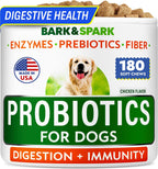 BARK&SPARK Probiotics for Dogs Digestive Health w/Enzymes - Diarrhea Gas Treatment Upset Stomach Relief - Allergy & Itchy Skin - Pet Dogs Probiotics - Digestion Supplement Treat (120Ct Chicken) - Image 12