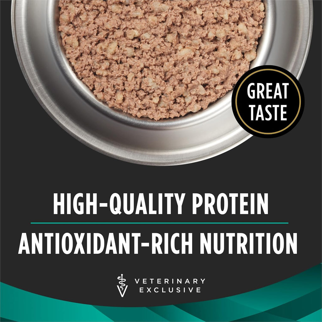 Authentic USA imported canned dog food for sensitive stomachs by Purina Pro Plan.