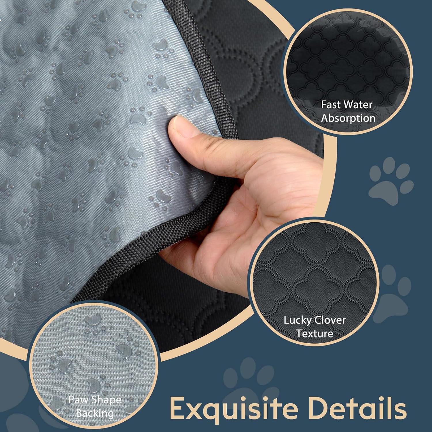 Comparison of FunFurry 12x12 inch pads in a small animal enclosure