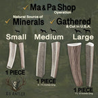 Authentic K-9 Antler Co. deer antler showing natural texture