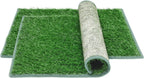 Artificial Dog Grass Pee Pad 20"x 25" 2 Pack, Grass Pad for Dogs Indoor Potty Training, Replacement Turf for Puppy, Washable Reusable Realistic Fake Grass Mat for Apartment, Balcony - Image 11