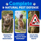 Close up of Artullano cat flea defense chewable supplement 135 count