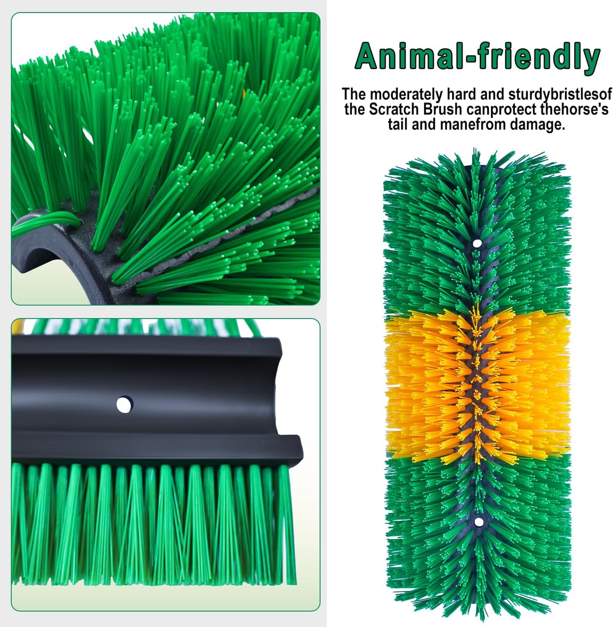 The included mounting hardware set with screws for the goat scratching post.